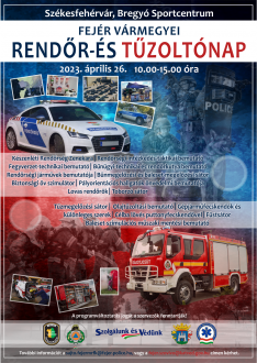 Kéklámpások a Bregyóban - Fejér Vármegyei Rendőr- és Tűzoltónap