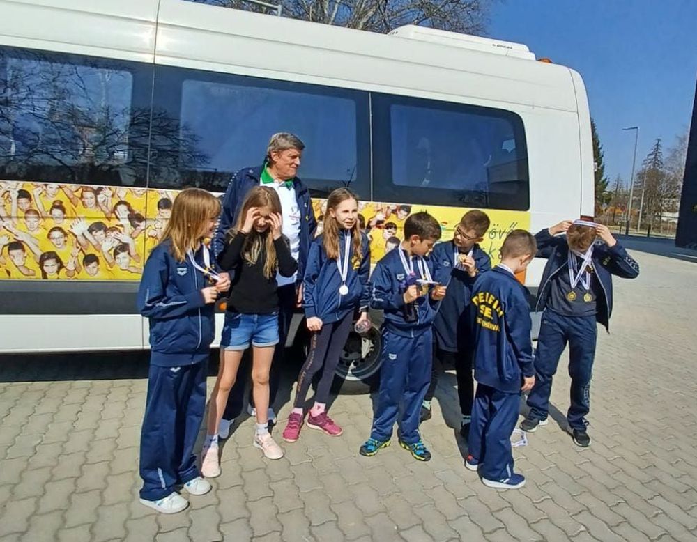 Úszó Budapest Kupa 2023. tavaszi fordulók, a fehérvári Delfin SE sikereivel