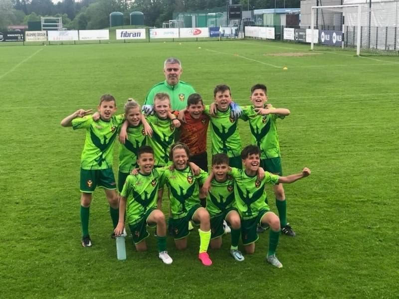 Tarolt a Főnix Gold FC U11-es csapata Szlovéniában
