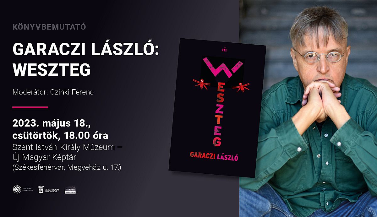Garaczi László új regényét mutatják be az Új Magyar Képtárban
