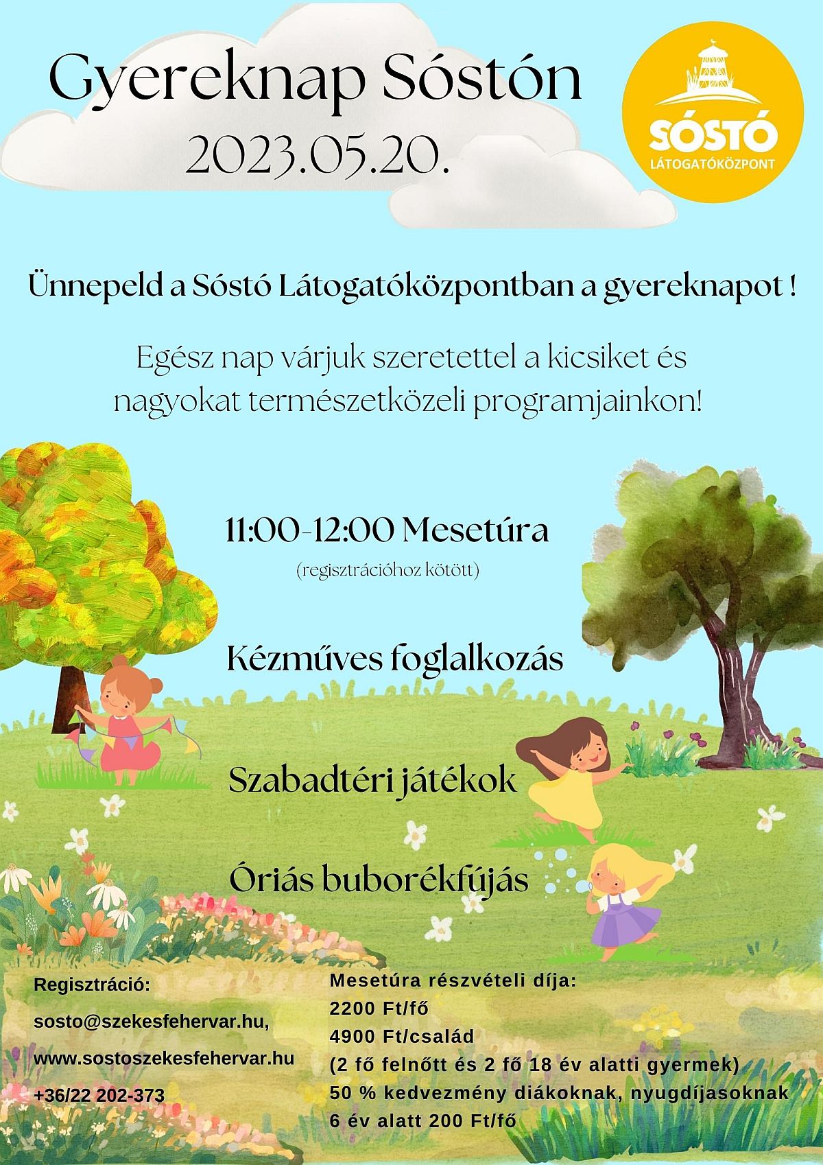 Mesetúrás gyereknap és beporzókkal kapcsolatos ökotúra is lesz a Sóstón