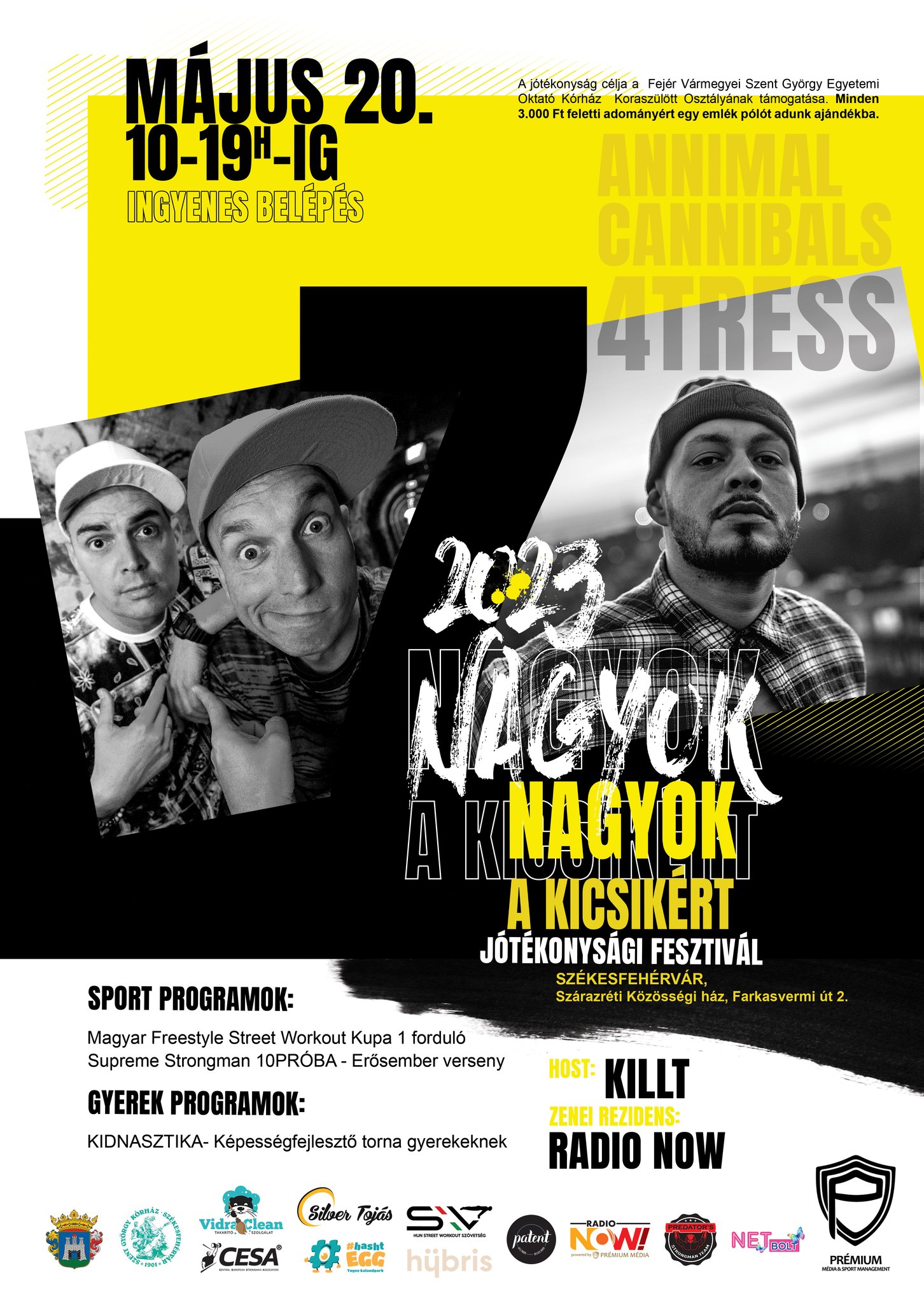 Nagyok a Kicsikért Jótékonysági Fesztivál - várnak minden érdeklődőt