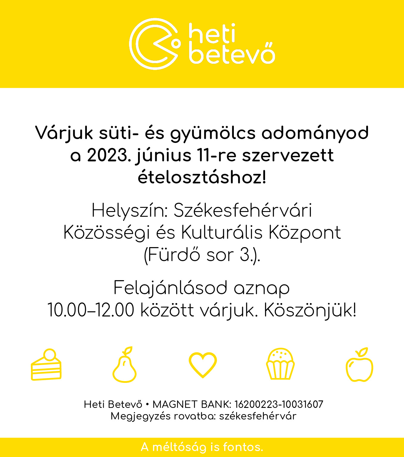 Egy tál meleg étel – ismét az asztal mögé áll a Heti Betevő csapata