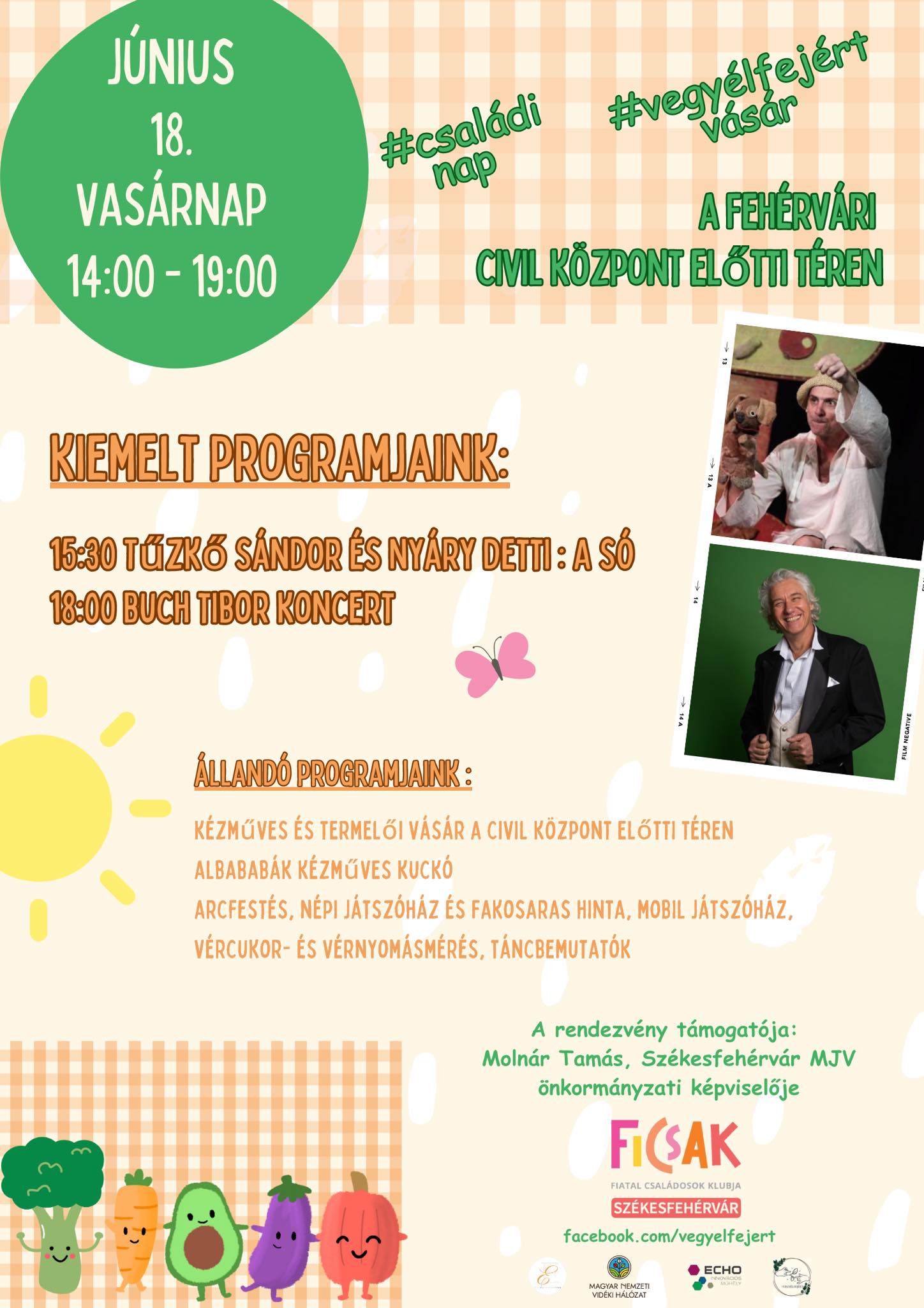 Családi nap és vásár lesz vasárnap délután a Civil Központ előtti téren
