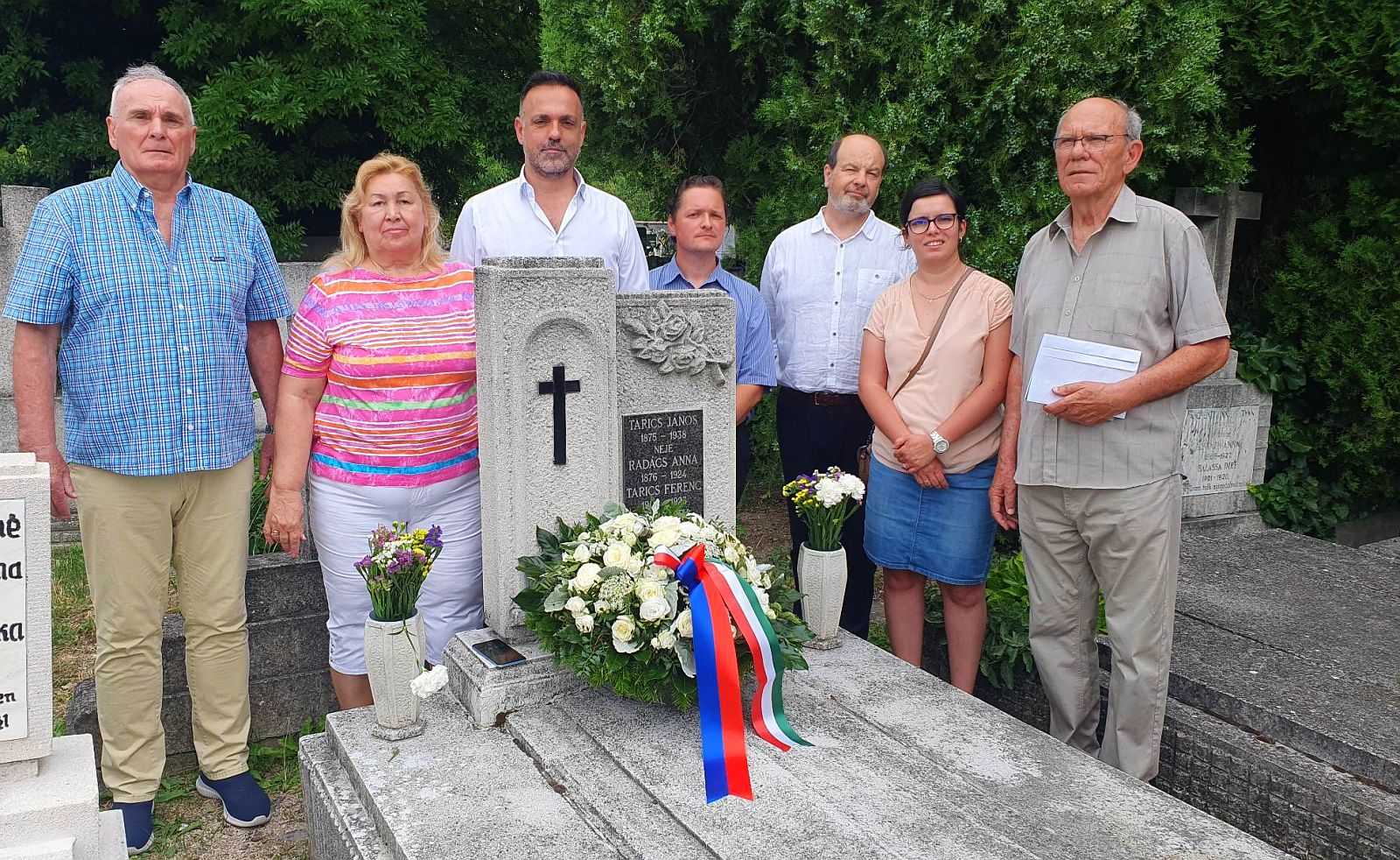 Tarics Ferenc halálának 100. évfordulójára emlékeztek a Csutora temetőben