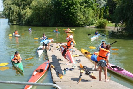 A jövő heti Országos vidékbajnokságra készülnek a fiatalok a Csónakázó-tavon
