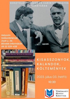 Kisasszonyok, kalandok, költemények – beszélgetés Kosztolányi Dezsőről és Karinthy Frigyesről