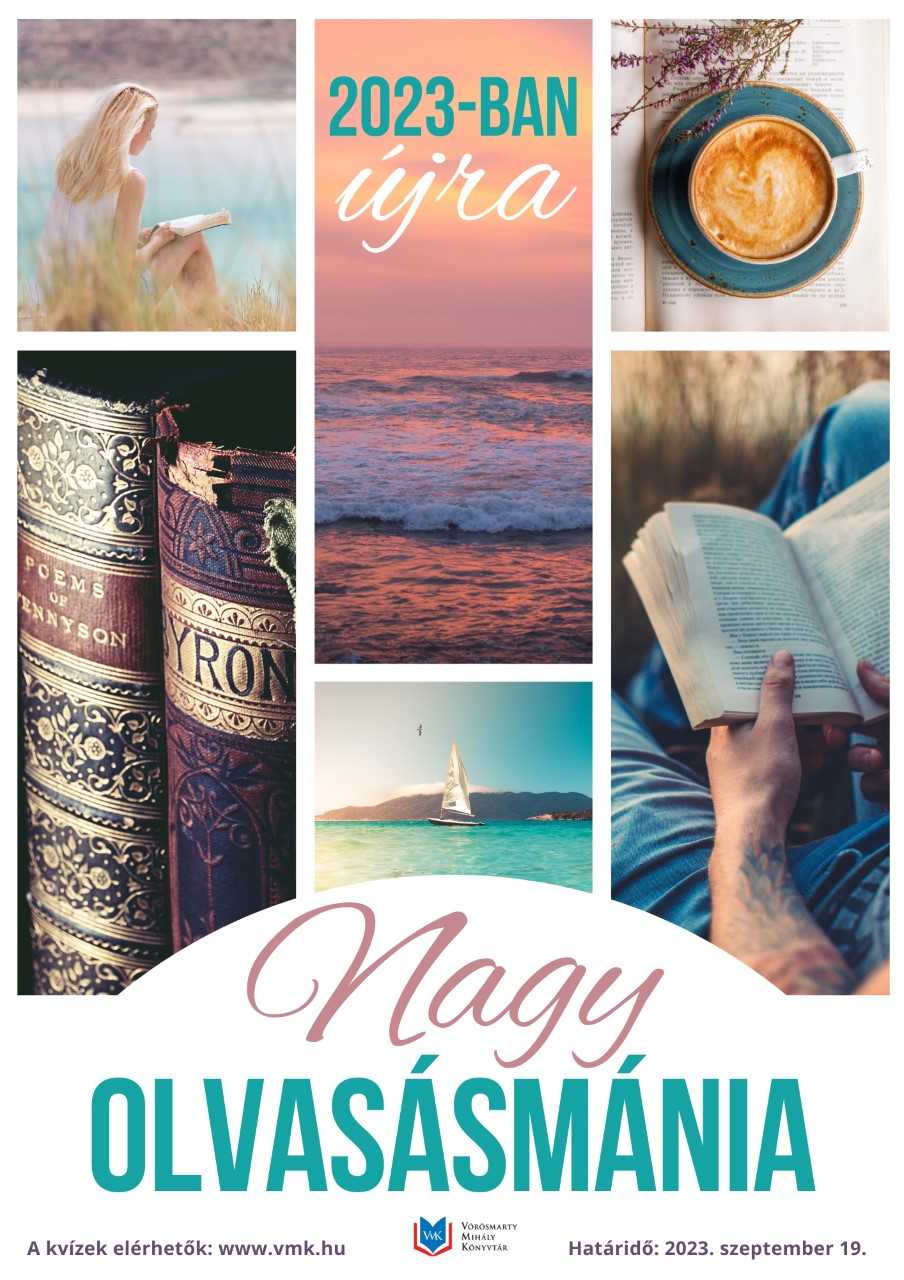 Nagy Olvasásmánia értékes nyereményekért idén is a Vörösmarty Mihály Könyvtárral