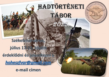 Még lehet jelentkezni a hadtörténelmi és makett táborba