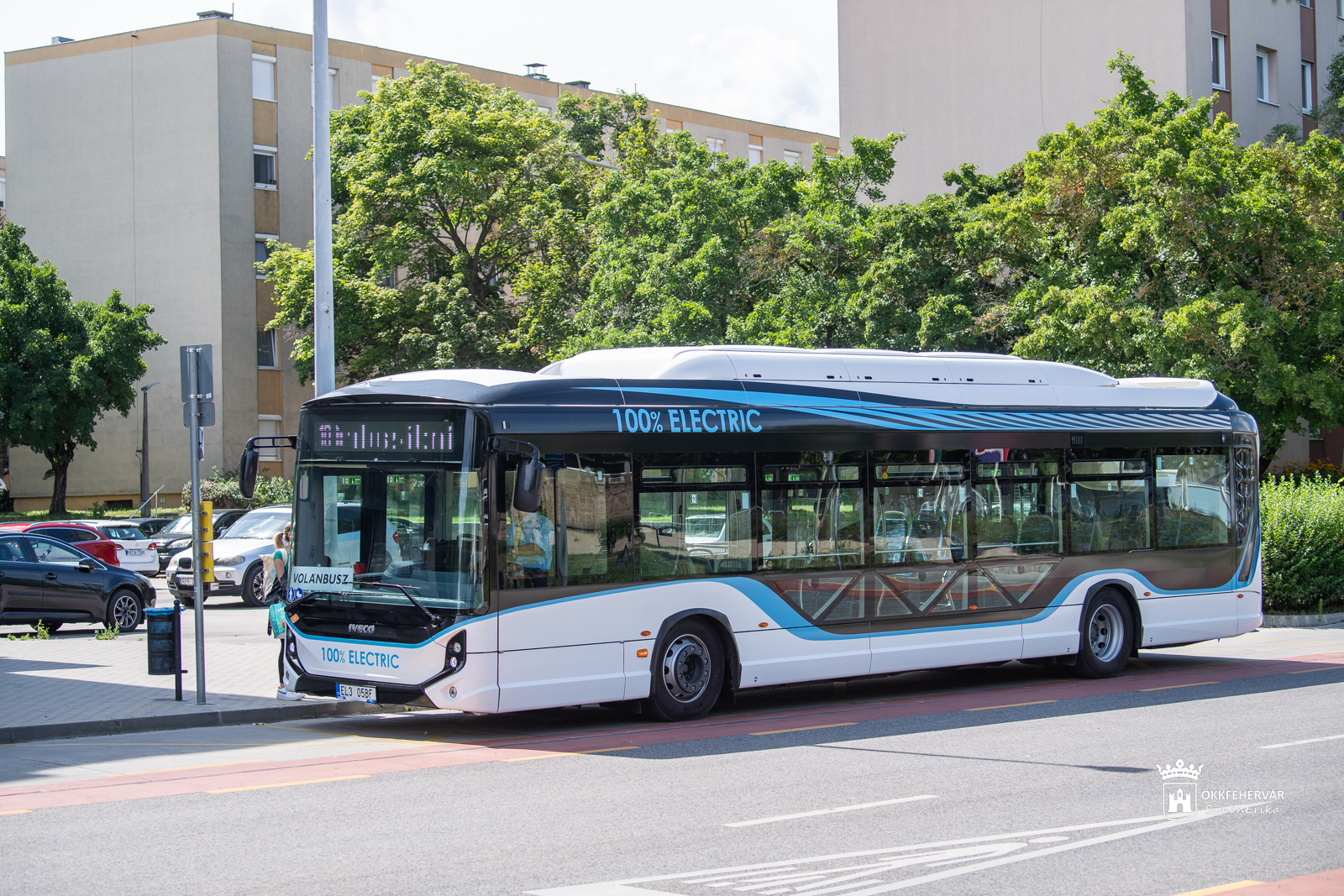 Újabb elektromos autóbusztípust tesztel a 10-es vonalán a Volánbusz Székesfehérváron