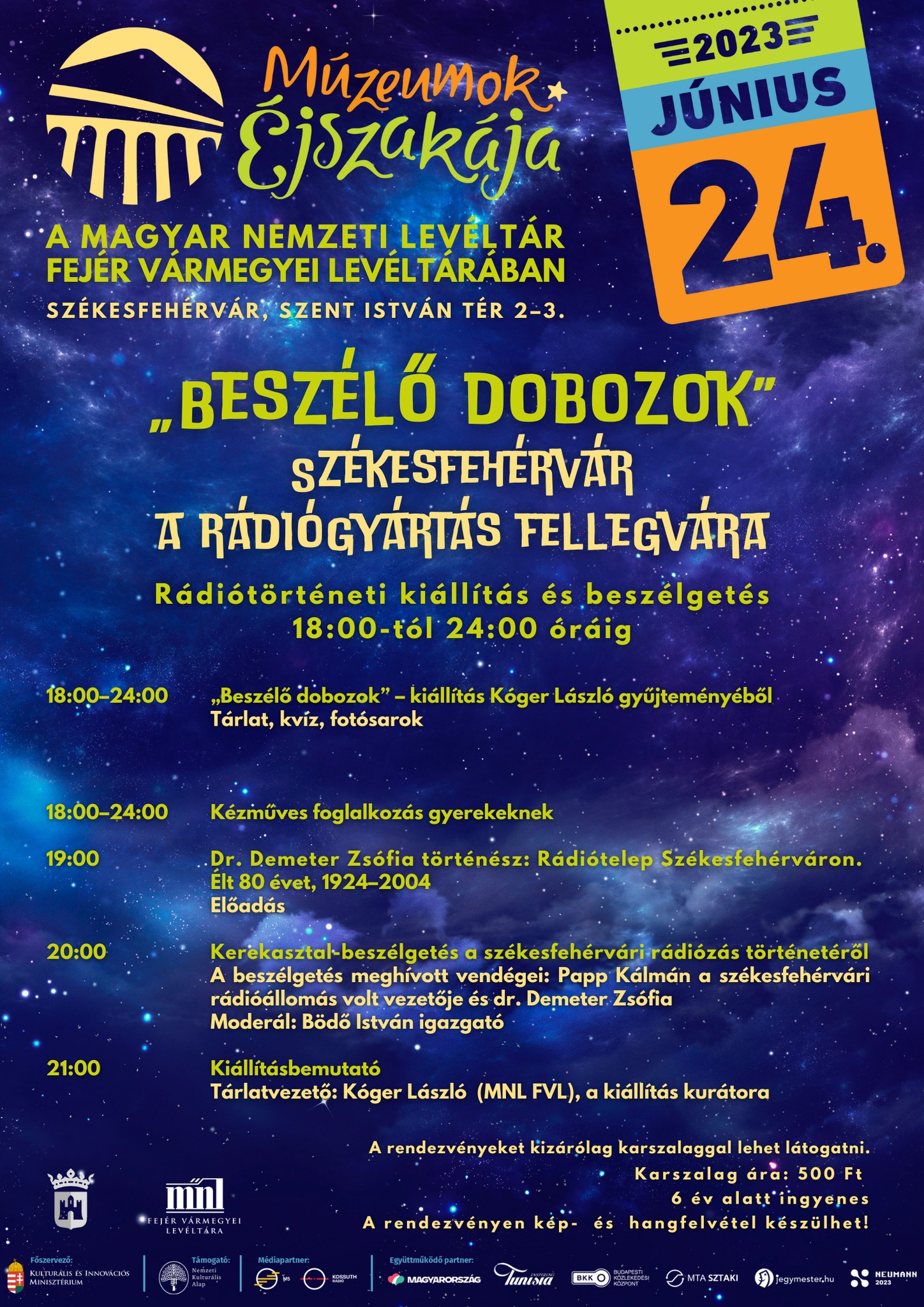 Beszélő dobozok – időszaki kiállítás a Fejér Vármegyei Levéltárban