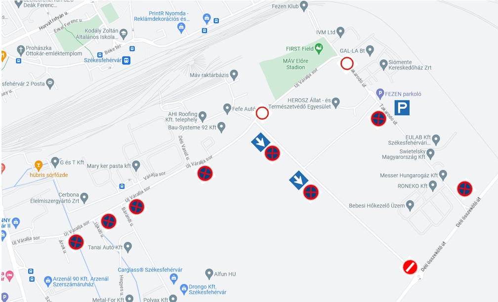 Forgalomkorlátozás csütörtöktől vasárnapig a FEZEN idején