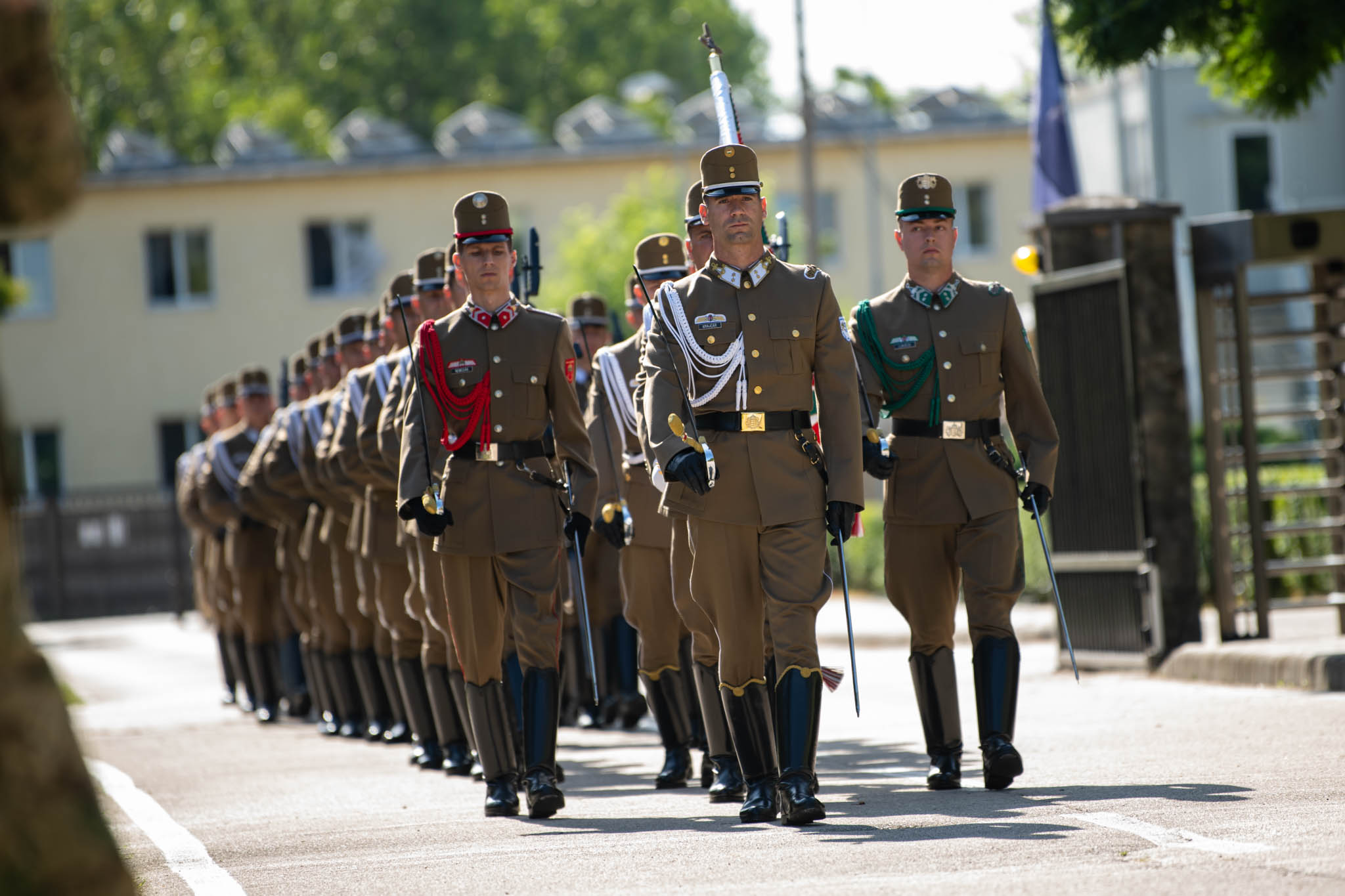 Parancsnoki átadás-átvétel a Közép-európai Többnemzeti Hadosztály-parancsnokságon
