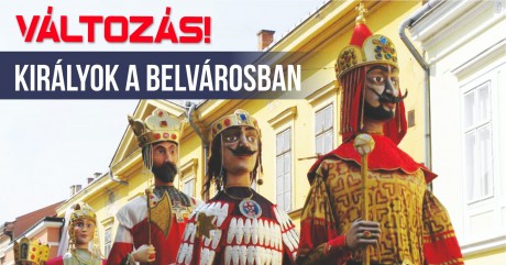 Változás a ma délutáni Királyi Sétában - az időjárás miatt a felvonulás elmarad