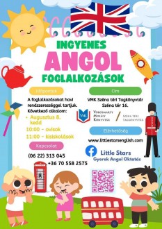 Ingyenes angolfoglalkozás indul a Széna téri Tagkönyvtárban