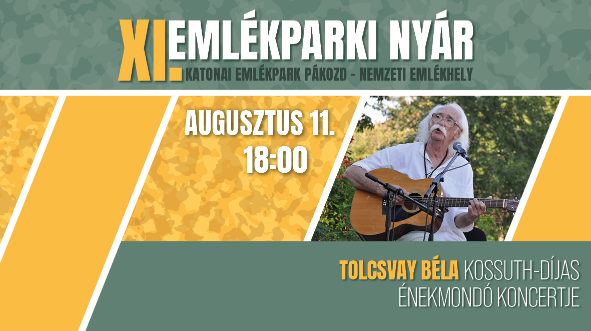Tolcsvay Béla koncertjével és a Nagycsaládosok Napjával folytatódik az Emlékparki Nyár