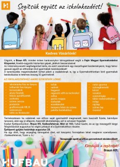 Segítsük együtt az iskolakezdést! - összefogás a gyermekvédelmi központ fiataljaiért