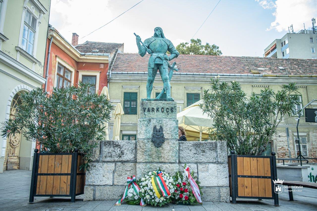 A 480 éve hősi halált halt Varkocs Györgyre emlékeztek Székesfehérváron