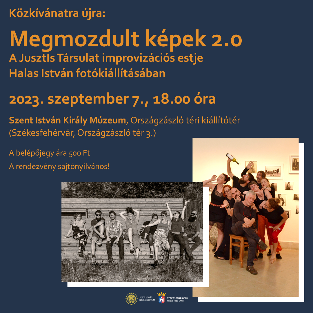 Megmozdult képek 2.0 – újra improvizációs estet tart a JusztIs Társulat Halas István fotókiállításán