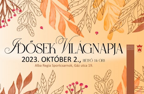 Idősek világnapja – ma délután gála Szulák Andreával