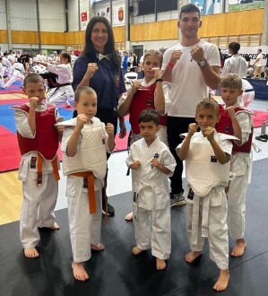 Kezdő karatékák sikere Répcelakon - négy aranyérem született