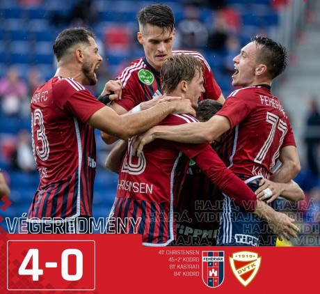 Négy gólos Fehérvár győzelem a Sóstón a DVTK ellen