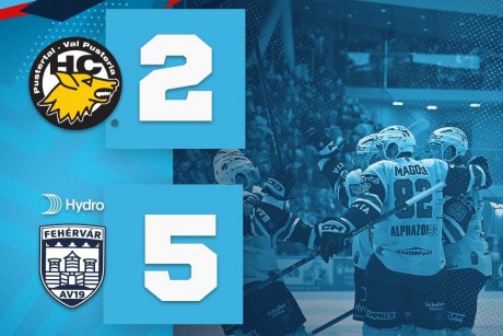 Vezetik a tabellát - az olasz Pustertal Wölfe otthonában nyert a Fehérvár