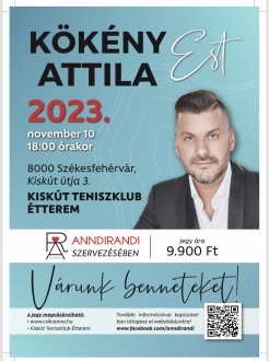 Szingliparty a Kiskút Tenisz Klub éttermében - a talpalávalót Kökény Attila szolgáltatja