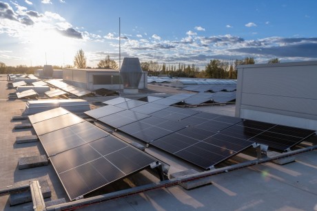 Mintegy 300 milliós beruházással épített napelemparkot a székesfehérvári Grundfos