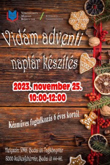 Adventi naptár-készítésre hívják a gyerekeket a Budai úti Könyvtárba