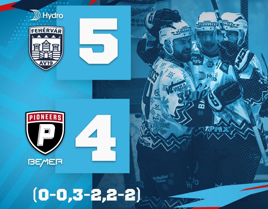 Nagy csatában győzött a Hydro Fehérvár AV19