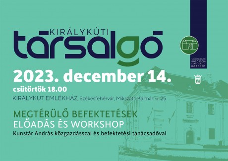 Megtérülő befektetések: előadás és workshop december 14-én