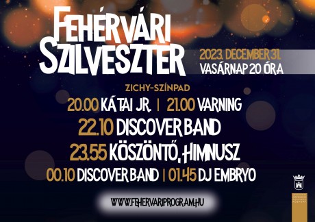 Idén is lesz a városi szilveszteri buli a Zichy-színpadnál