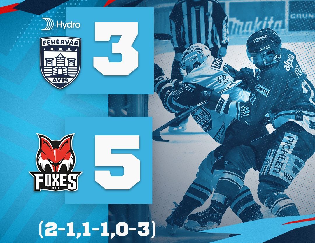 Osztrák jégkorongliga - folytatódott a Fehérvár rossz sorozata a Bolzano ellen is