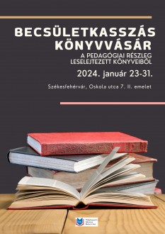 Becsületkasszás könyvvásár a Pedagógiai Részleg könyveiből