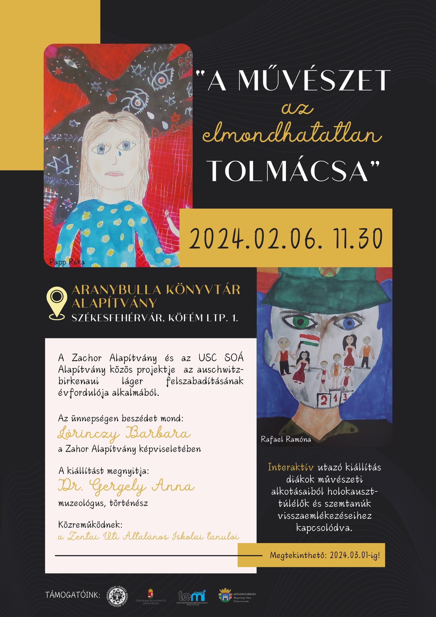 Auschwitz-túlélők visszaemlékezései alapján készült kiállítás nyílik