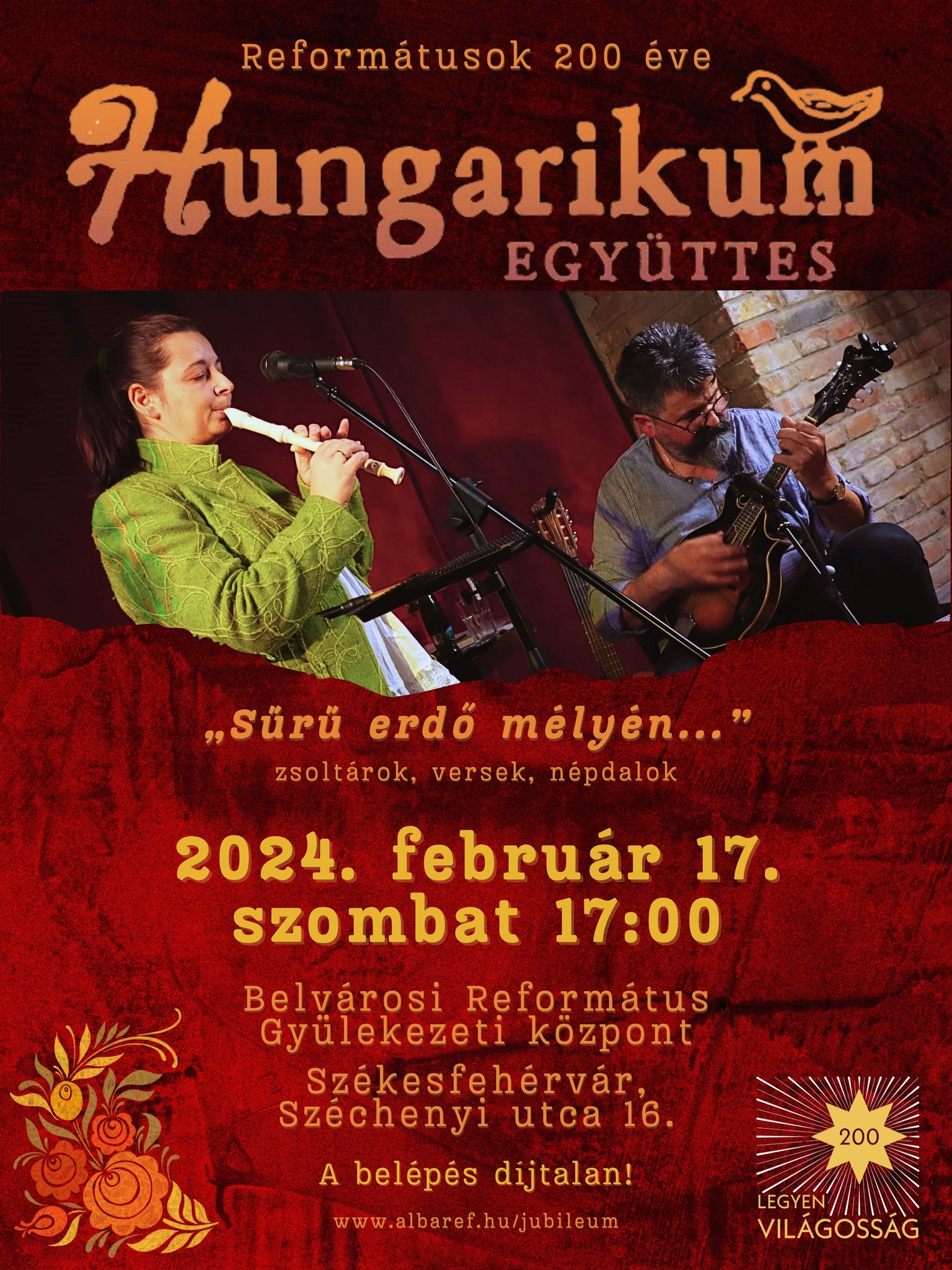 Sűrű erdő mélyén  – szombaton a Hungarikum Együttes ad koncertet