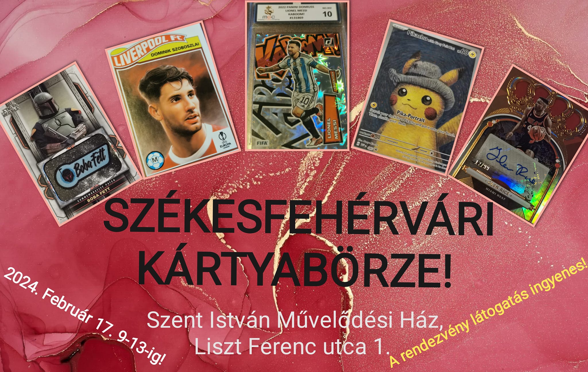 Szombaton kártyabörzét rendeznek a Szent István Művelődési Házban