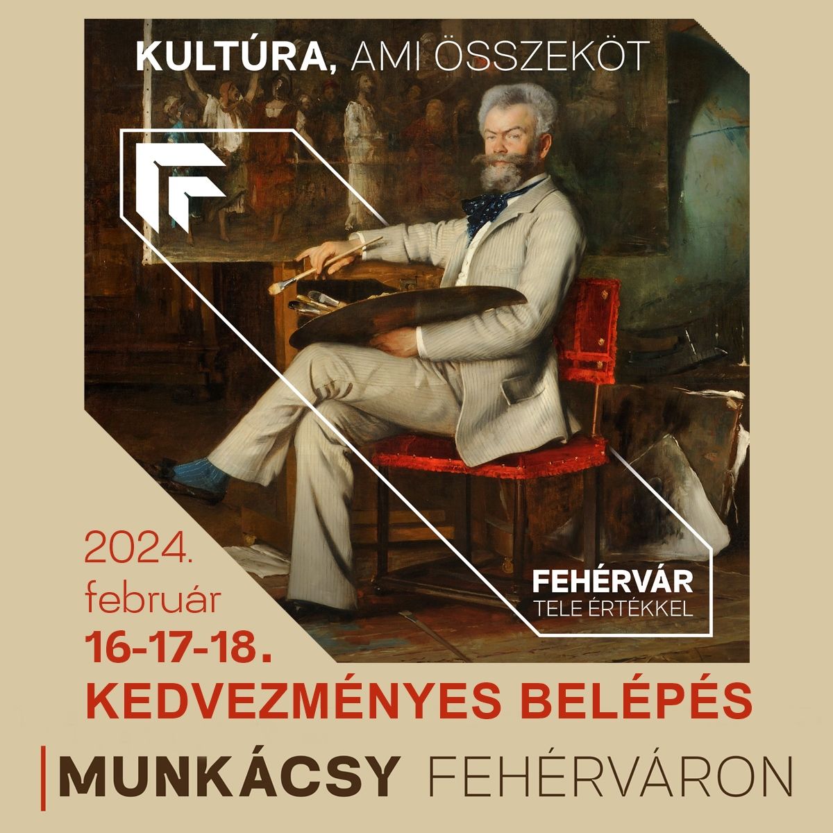 Kedvezményes jegyárakkal búcsúzik hétvégén a Munkácsy Székesfehérváron kiállítás