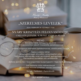 Nyáry Krisztián felolvasóestje a Károlyi Kastély díszkönyvtárában