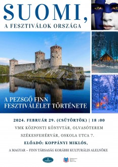 Suomi, a fesztiválok országa - Kalevala-nap csütörtökön az Olvasóteremben