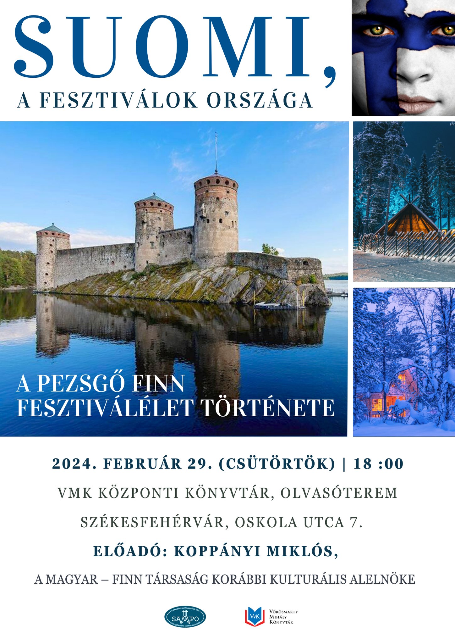 Suomi, a fesztiválok országa - Kalevala-nap csütörtökön az Olvasóteremben