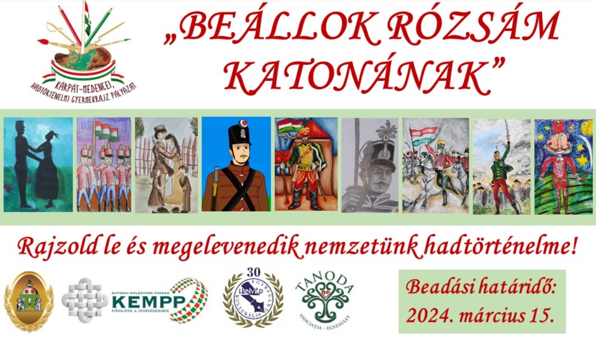 Beállok Rózsám katonának – idén is meghirdették a Kárpát-medencei gyermekrajzpályázatot