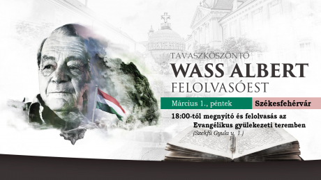 Várják a résztvevőket a fehérvári Wass Albert felolvasóestre pénteken