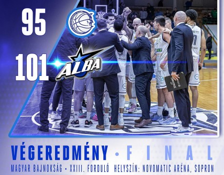 Százegy pontot dobva nyert az Arconic-Alba Fehérvár Sopronban