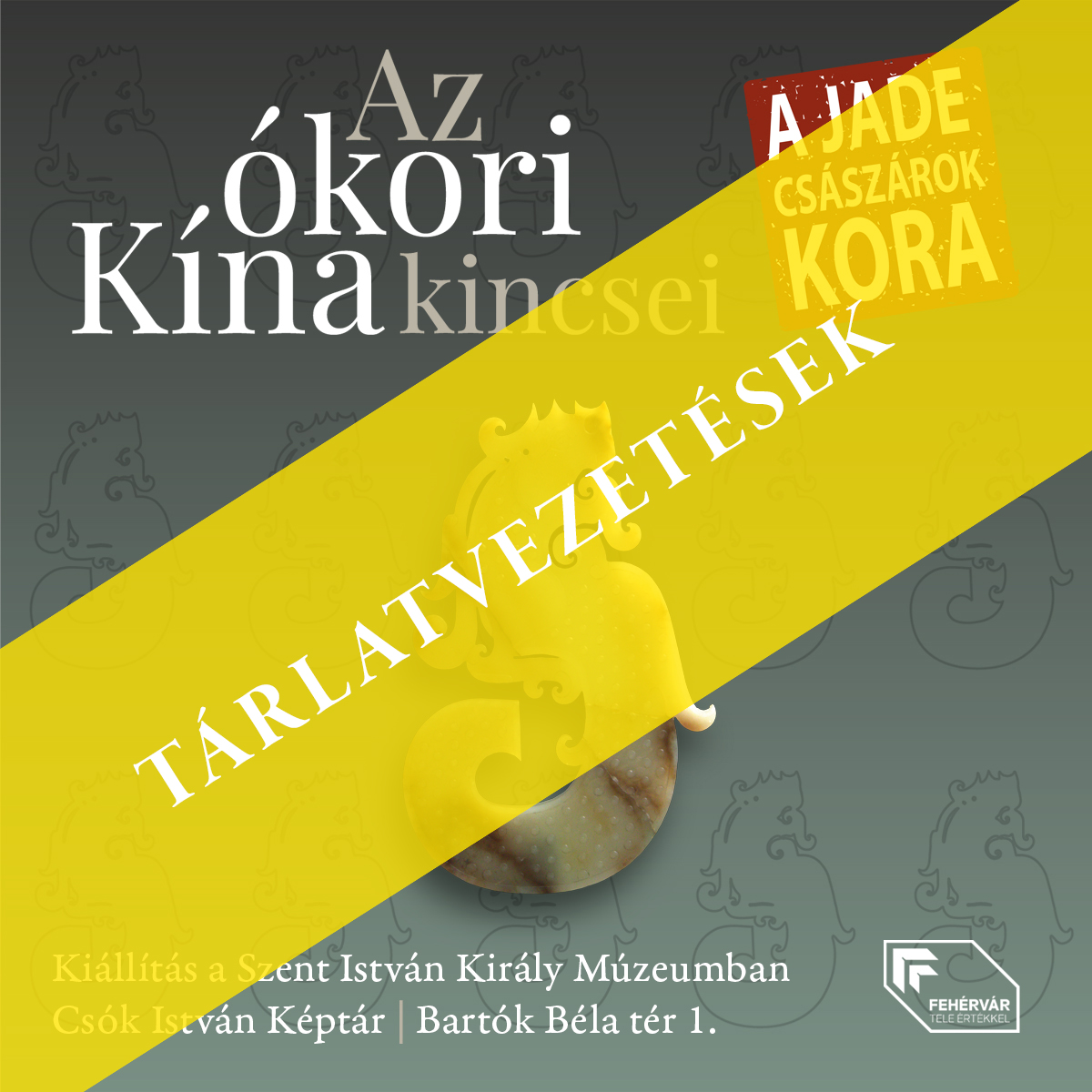 Márciusban két alkalommal is tárlatvezetéseket tartanak Az ókori Kína kincsei kiállításon