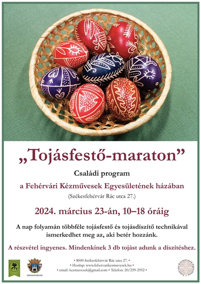 Szombaton rendezik a hagyományos tojásfestő maratont a Kézművesek Házában