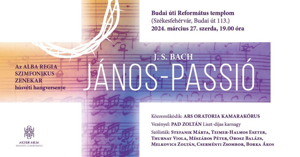 Bach János-passiója csendül fel a Budai úti Református templomban