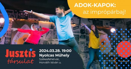 Csütörtökön improvizációs párbajt rendeznek a Nyolcas Műhelyben
