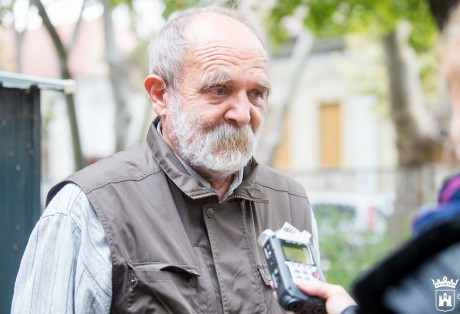 Emlékkőavatás Varga Gábor tiszteletére az alsóvárosi pihenőparkban